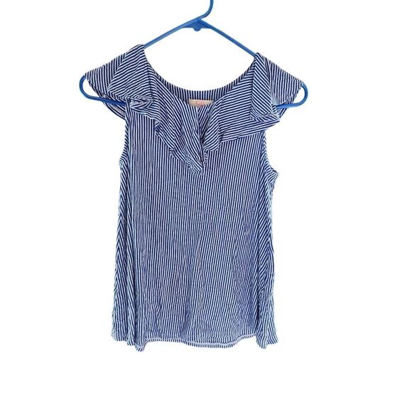 🦋3/$15💰Blue and White Stripped Shirt 💥Final Price💥 - Picture 1 of 3